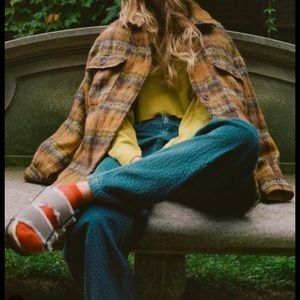 Urban Outfitters Harlow Plaid Shirt Jacket